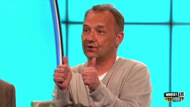 Bob Mortimer claims he can break an apple in half with his bare hands! - Would I Lie to You?