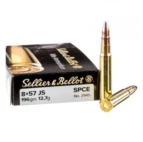 8 x 57 JS SPCE 12,7 g, 196 gr, Sellier & Bellot, balení 20 ks