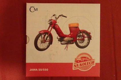 Stříbrná mince Na kolech - Motocykl JAWA 50/550 - Numismatika
