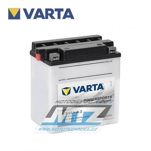 Baterie (akumulátor motocyklový) Varta Powersports Freshpack YB9L-A2 (12V-9Ah) | MTZ Mototechnika motodíly