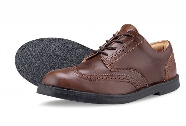 Brogue Low Dark Brown Black