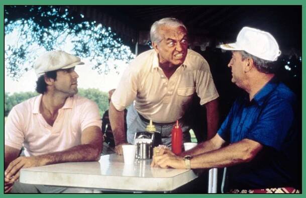 CADDYSHACK, Chevy Chase, Ted Knight, Rodney Dangerfield,