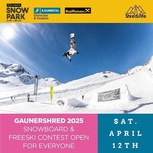 Snowpark Kaunertal | Spring Classics 2025_ | Snowboarden am Gletscher in Tirol