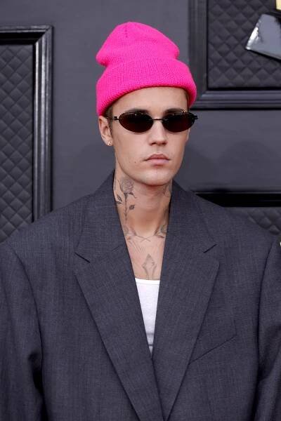 LAS VEGAS, NEVADA - APRIL 03: Justin Bieber attends the 64th Annual GRAMMY Awards at MGM Grand Garden Arena on April 03, 2022 in Las Vegas, Nevada. (Photo by Frazer Harrison/Getty Images for The Recording Academy)