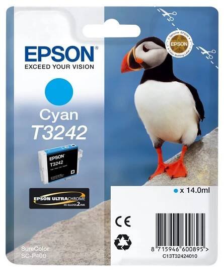 Epson inkoustová náplň/ T3242 / Cyan | Patro.cz
