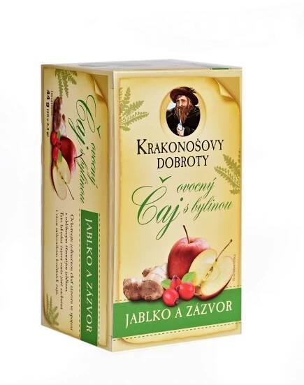 Čaje a kávy | čaj Jablko a zázvor | Krakonošovy dobroty