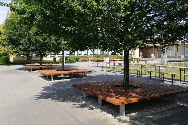 Brno - Kulturní dům Rubín - Městský mobiliář STREETPARK