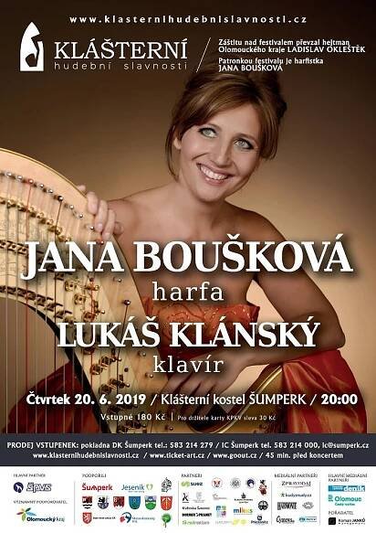 Jana Boušková - harfa, Lukáš Klánský - klavír | Olomoucký kraj