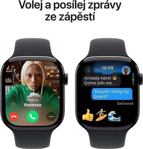 Apple Watch Series 10 46mm Jet Black LTE v ZÁRUCE - Praha - Bazar