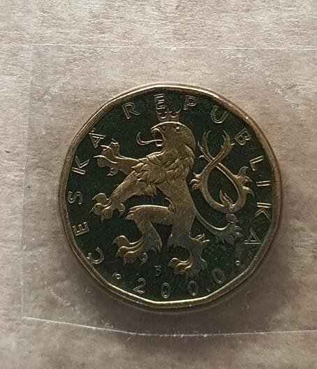 20 Kč 2000 proof ze sady!!! Vzácná!!  - Numismatika