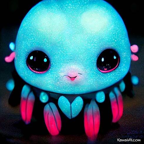 cute bioluminescence creature