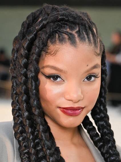 Halle Bailey's Two Tiny, Perfectly Curled Baby Hairs Are All I'm Holding Onto Today — See Photos