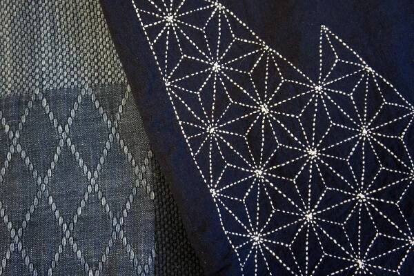 Stitched Sashiko and Woven Sashiko in History