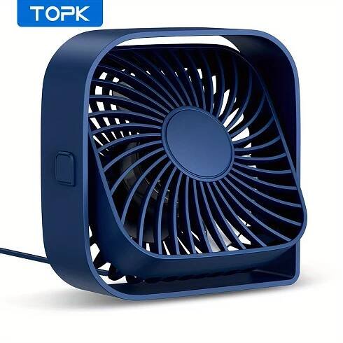 Stay Cool & Comfortable Anywhere: Portable USB Desk Fan with 3 * & 360° Silent Operation