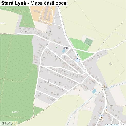 Stará Lysá - mapy | Kurzy.cz