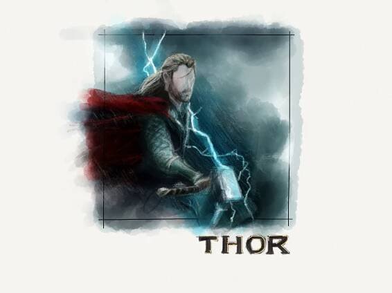 Thor and his big hammer