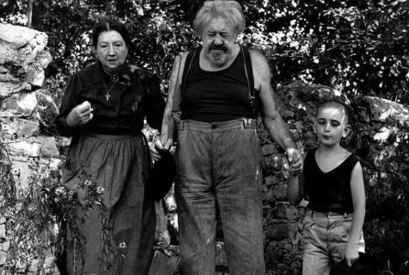 Luce Fabiole, Michel Simon, Alain Cohen - Pépé a Claude - Z filmu