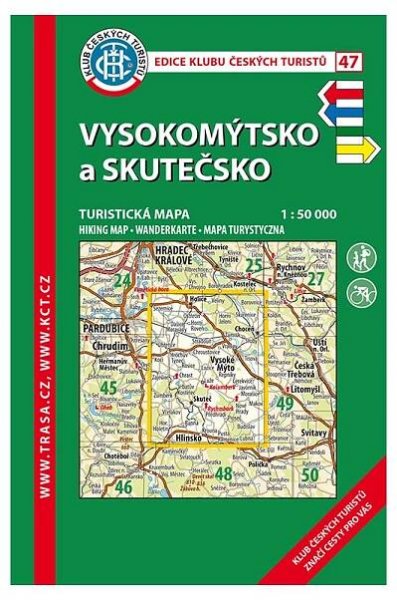 Vysokomýtsko a Skutečsko (47) 1:50 000 - KČT