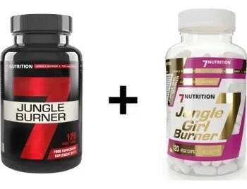 Spalovač tuku Akční balíček 7NUTRITION Jungle Girl Burner + Jungle Burner