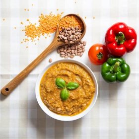 bean and chickpea soup