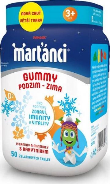 WALMARK Marťánci Gummy podzim/zima 50 tbl. od 154 Kč