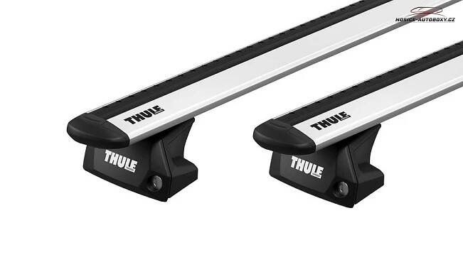 Příčníky Thule Mazda CX-80 2024-2026 integrované podélníky, WingBar Evo silver