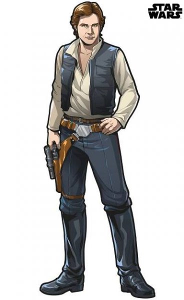 Komar Samolepicí vliesová fototapeta Star Wars XXL Han Solo 127 x 196 cm nakoupit u OBI