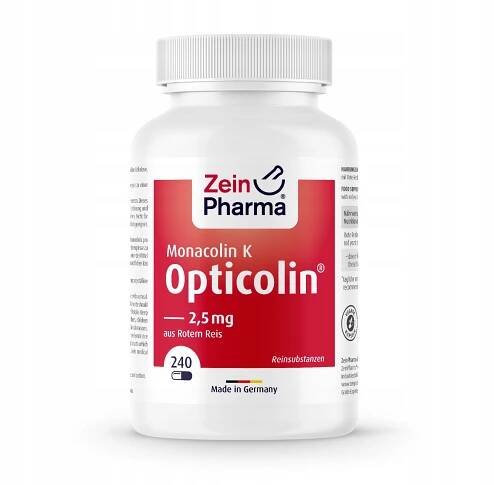 Zein Pharma Monacolin K Opticolin 240 vcaps