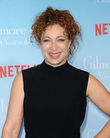 Alex Kingston at the Gilmore Girls: A Year in the Life premiere.