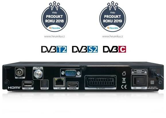 AB CryptoBox 752HD Combo DVB-T2 / S2 / C H.265 HEVC
