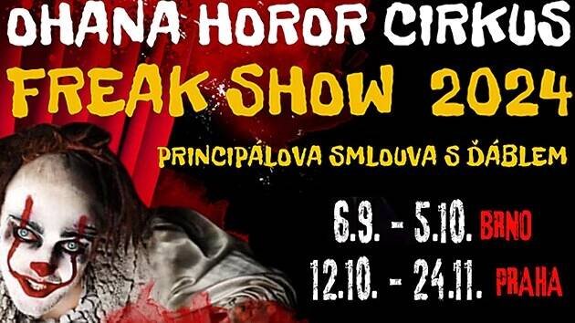 První hororový cirkus v České republice Ohana Horor Cirkus si připravil novou hrůzostrašnou show pro rok 2024