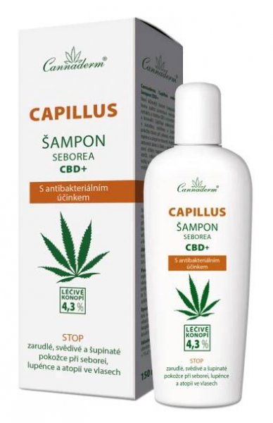 Cannaderm Capillus seborea šampon CBD+ 150 ml