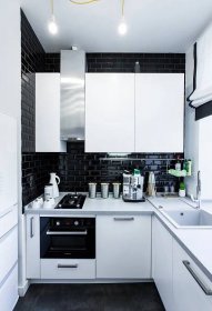 Malé rohové kuchyně (114 fotografií): přehled malých kuchyňských sestav pro malou kuchyň, nápady na interiérový design