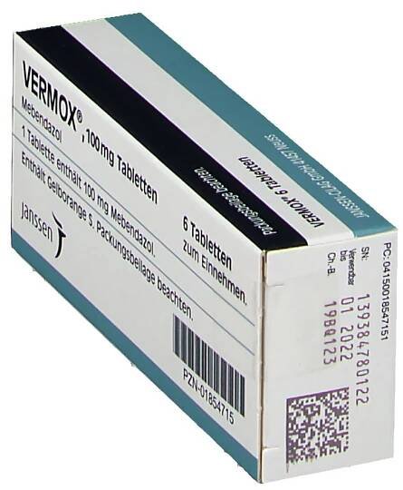Vermox janssen 100 mg cena