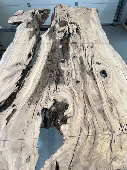 Olive wood dining table NO.1 - timbermakers.cz