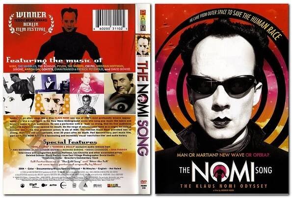 DVD - Klaus Nomi – The Nomi Song - The Klaus Nomi Odyssey