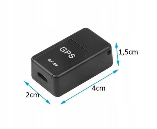 Mini GPS lokátor GF-07 černý pro sledování objektů EAN (GTIN) 5906970011815