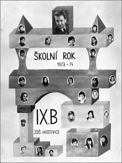 Školní rok 1973/1974 - Základní devítiletá škola Hostivice - Hostivická historie
