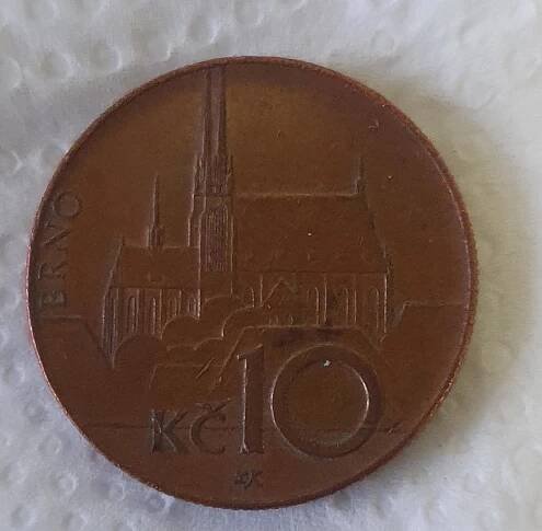 10 Kč. Brno 2000