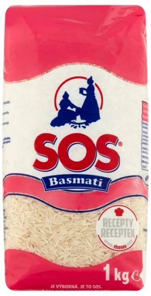 SOS Rýže dlouhozrnná Basmati 1 kg od 79 Kč - Heureka.cz