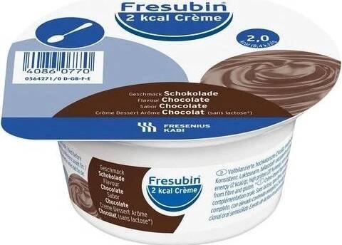 FRESUBIN 2 KCAL CREME PŘÍCHUŤ ČOKOLÁDA POR SOL 4X125G