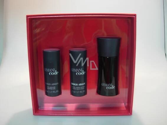Giorgio Armani Code Men toaletní voda 50 ml + sprchový gel 50 ml + balzám 50 ml dárková sada