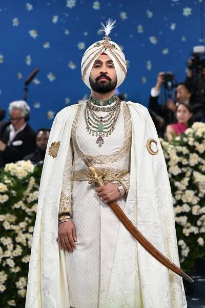 At His First Met Gala, Diljit Dosanjh Brings Punjab to the Red Carpet - The New York Times