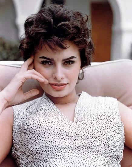 Herečka Sophia Loren v roce 1950