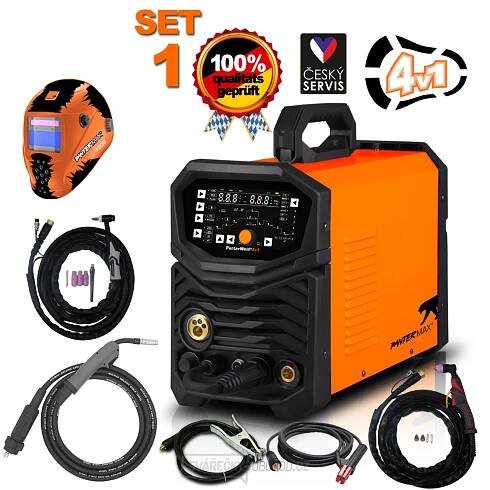 PANTERMAX® PanterWeld®4v1 200 MULTIFUNKČNÍ invertorová svářečka MIG/TIG/MMA/PLAZMA SET1 - Pantermax.cz