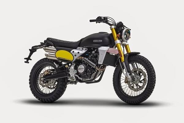 Motocykl Fantic Caballero 125 Scrambler - černá / 2023 | SMRŽ MOTO