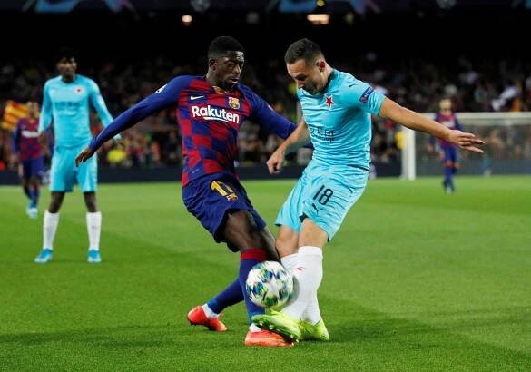 Potlesk na Camp Nou. Slávisté v "Lize ofsajdů" nedovolili Barceloně skórovat