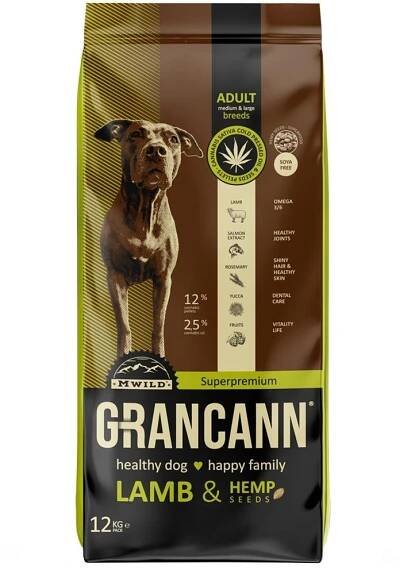 Grancann Lamb with Hemp Adult Medium & Large 12kg