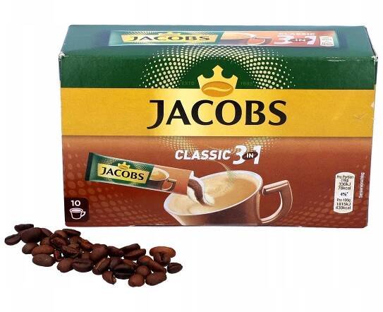 Káva v sáčcích Jacobs 180 g 10 ks Obchodní název KAWA JACOBS 3W1