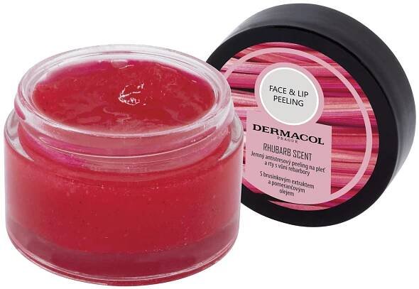 Dermacol Antistresový cukrový peeling na obličej a rty (Anti-Stress Face and Lip Peeling) 50 g